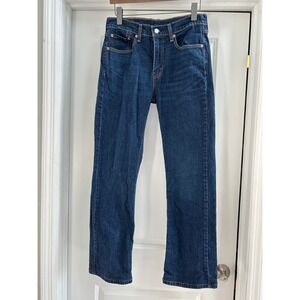 Levis 527 Slim Bootcut Jeans Mens 31x32 Dark Wash Denim Blue Classic Western